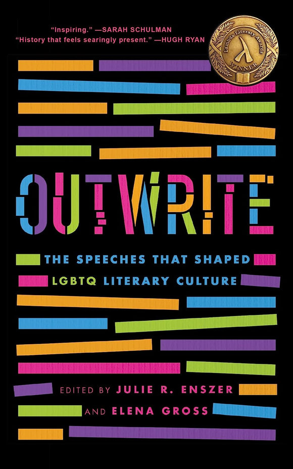 OutWrite: The Speeches That Shaped LGBTQ Literary Culture by Julie R. Enszer
