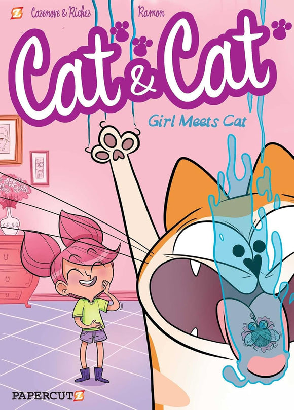 Cat and Cat: Girl Meets Cat by Christophe Cazenove