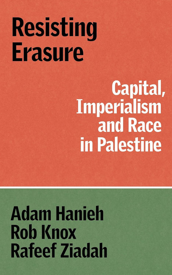 Resisting Erasure: Capital, Imperialism and Race in Palestine by Adam Hanieh