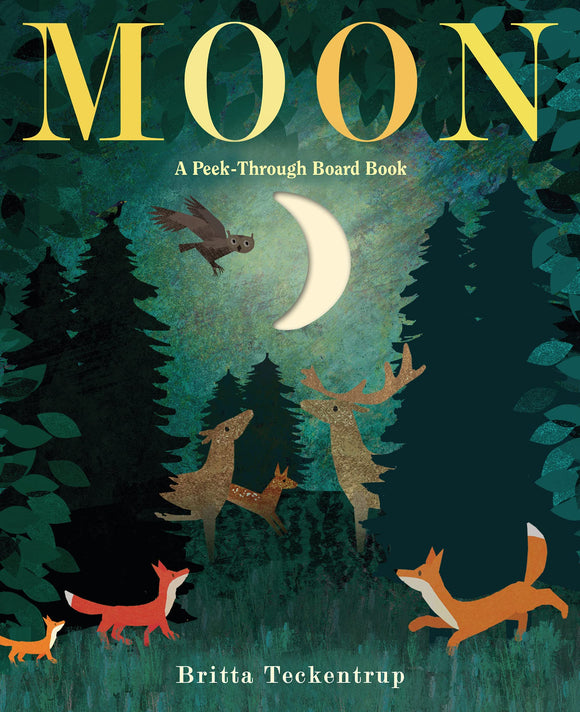 Moon: A Peek-Through Board Book by Brittany Teckentrup