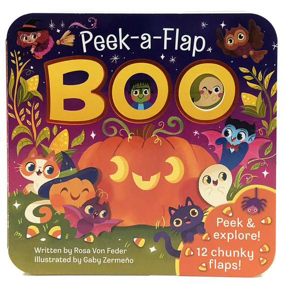 Boo Halloween Lift-a-Flap Board Book by Rosa Von Feder