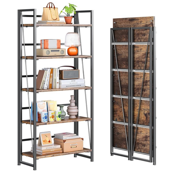 Bundle of 2 Foldable Bookshelves